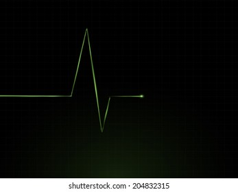 ECG monitor background. Vectpr eps 10