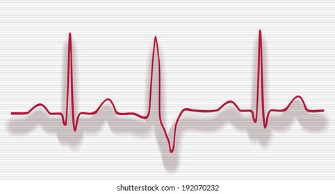 波形 心電図 のイラスト素材 画像 ベクター画像 Shutterstock