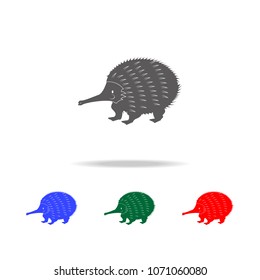 Echidna icon. Elements of Australian animals multi colored icons. Premium quality graphic design icon. Simple icon for websites web design mobile app, info graphics on white background