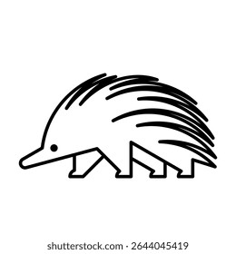 Logo Echidna. Design de ícones. Elementos do modelo
