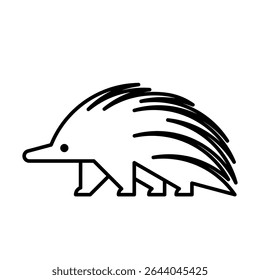 Logo Echidna. Design de ícones. Elementos do modelo
