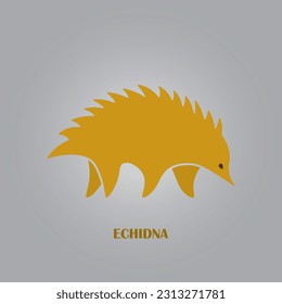 Echidna logo with minimalistic design