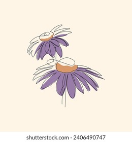 Echinacea's Resilience Nature's Defender in a Line