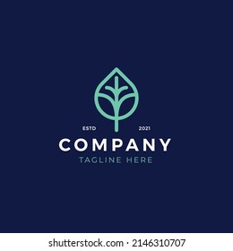 Echo Green Modern Logo Template