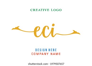 ECI lettering logo is simple, easy to understand and authoritative
