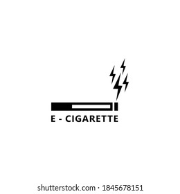 e-cigarette with an electric voltage smoky cigarette logo