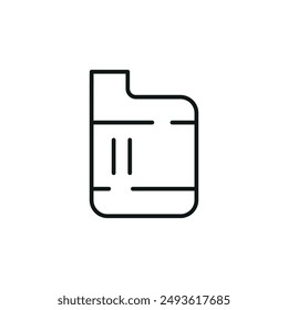 E-cigarette pod icon. Simple e-cigarette pod icon for social media, app, and web design. Vector illustration.