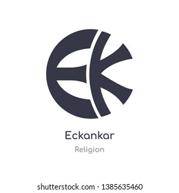 eckankar icon. isolated eckankar icon vector illustration from religion collection. editable sing symbol can be use for web site and mobile app