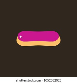 eclair vector icon