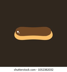 eclair vector icon