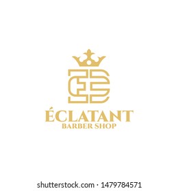 Eclantant Logo vector for barbershop