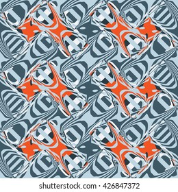 Eclectic ornaments - vector seamless pattern