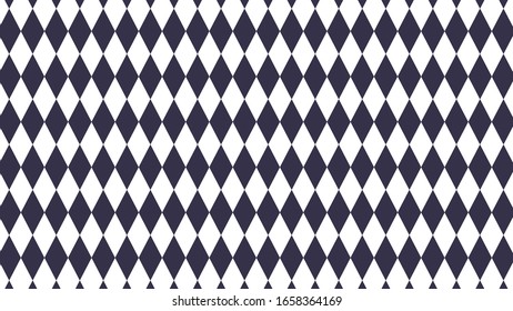 Eclipse dark blue color themed Bavarian Pattern diamond checkered flag Illustration in vector