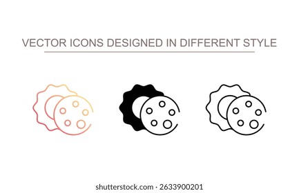 Eclipse icon design with white background stock illustration