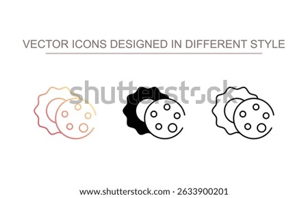 Eclipse icon design with white background stock illustration