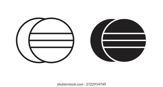 Eclipse icon designs collection for mobile, ui, web.