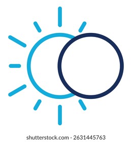 Elemento De Ícone Eclipse Para Design
