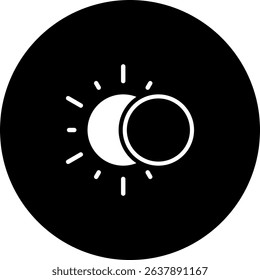 Eclipse Icon Element For Design