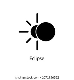 eclipse icon. Element of minimalistic icon for mobile concept and web apps. Signs and symbols collection icon for websites, web design, mobile app on white background