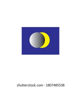 eclipse ilustration design vector icon templat