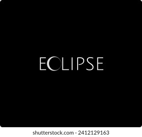 Eclipse logo concept for tech brand, social media profiles.