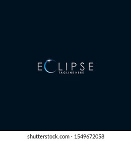 eclipse logo template design concept