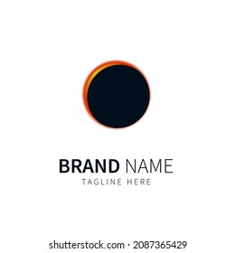 Eclipse logo. vector illustration logo design.