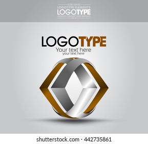 Eclipse of round and sharpen edges abstract vector and logo design or template connection business icon of company identity symbol concept