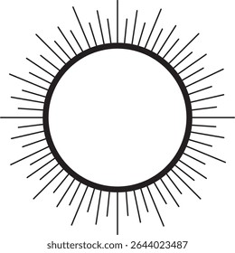 Eclipse Design simples de um círculo Forma e linhas ... para colocar em qualquer produto e pode ser facilmente editado no Illustrator
