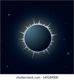 Eclipse of some unknown planet deep in space