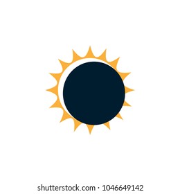 Eclipse of the sun, icon.