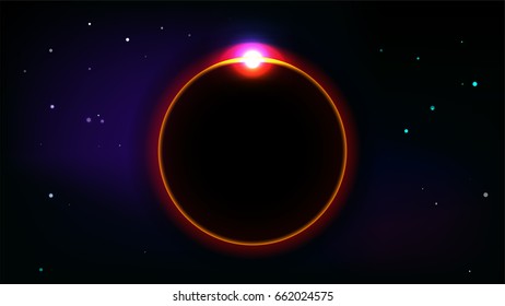 eclipse vector background