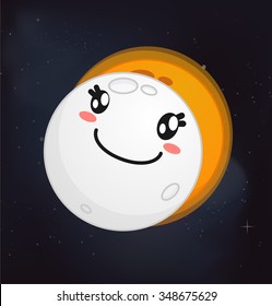 eclipse vector illustration
