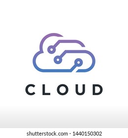 e-cloud logo design concept inspirations