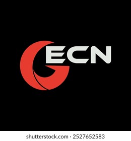 Design do logotipo da carta ECN para sua marca ou empresa. logotipo da empresa, marca, marca, inicial, logotipo financeiro, tecnologia, tecnologia, marketing, moda, educação etc