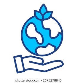 Coleção De Ícones De Vetor Simples De Eco Activism