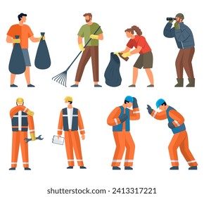 Eco activism vector illustration. Protecting environment is dance ecological responsibility choreographed by eco activists Natures defenders, armed with eco activism, stand as guardians against threat