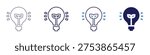 Eco advancement icon in 4 different styles. Thin Line, Line, Bold Line, Duotone. Duotone style. Editable stroke.