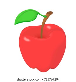 Eco apples icon. Isometric illustration of eco apples vector icon for web