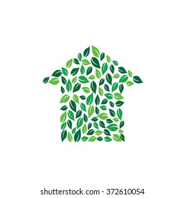 Eco arrow sign. Vector graphic design 