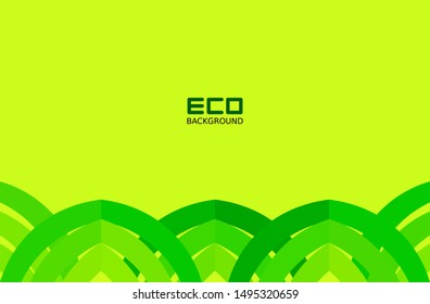 Eco backgrounds are green with leaf patterns for business posters and presentations, natural backgrounds