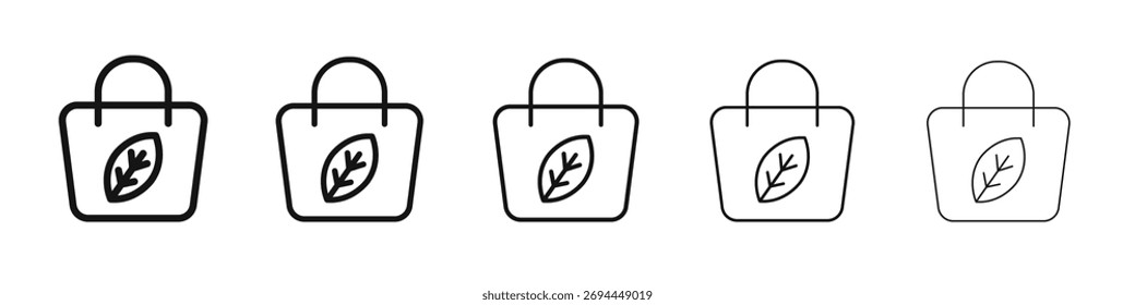Eco Tasche Symbol Design, Logo, App, UI. Vektorgrafik, EPS