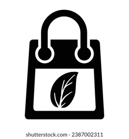 Eco-Beutel-Symbol, Vektorgrafik