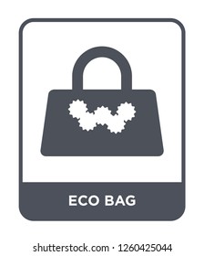 eco bag icon vector on white background., eco bag simple element illustration