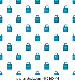 Eco bag pattern in cartoon style. Seamless pattern vector illustration