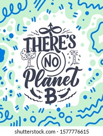 Eco bag print for cloth design. Retail advertising. Lettering quote for environment concept. Organic design template. Typography vector illustration.
