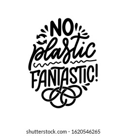 Eco bag print for cloth design. Retail advertising. Lettering quote for environment concept. Organic design template. Typography vector illustration.