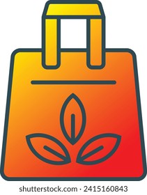 Eco Bag vector icon. Can be used for printing, mobile and web applications.