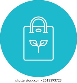 Eco Bag vector icon. Can be used for printing, mobile and web applications.