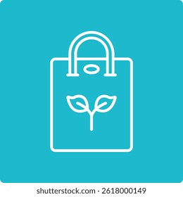 Eco Bag vector icon. Can be used for printing, mobile and web applications.